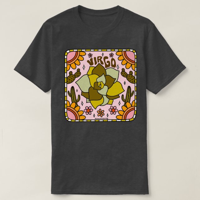 Våg Cactus T Shirt (Design framsida)