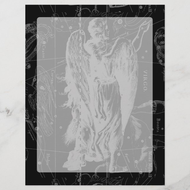 Våg Constellation Hevelius 1690 on Black (Framsida)