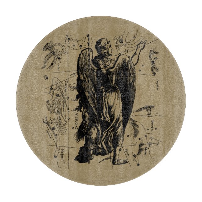 Våg Constellation Hevelius Etching Stil (Framsidan)