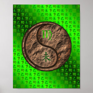 Våg & Earth Goat Poster