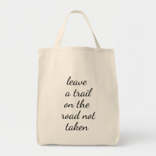 Väg ej tagen Livsmedel Tote Bag Tygkasse