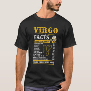 Våg Facts Zodiac Signs Funny Birthday Våg Zodi T Shirt