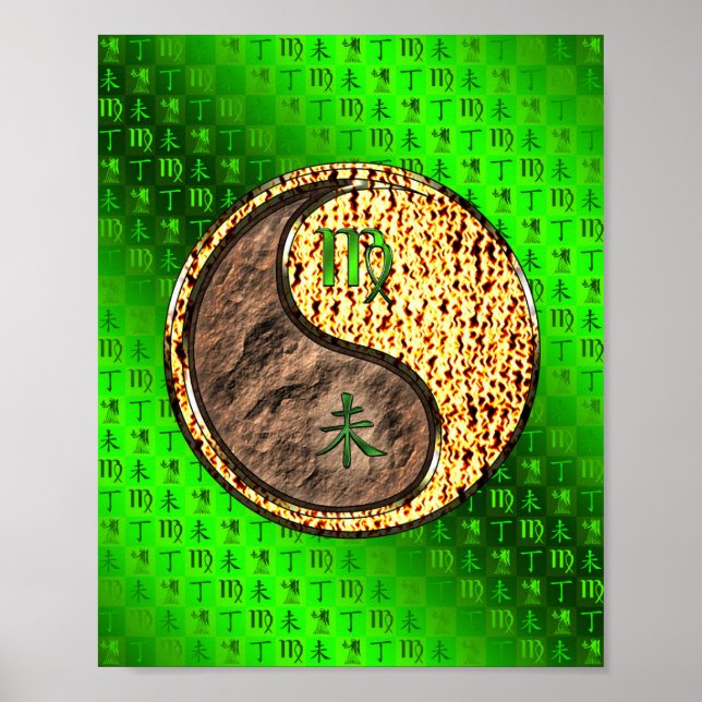 Våg & Fire Goat Poster (Framsidan)