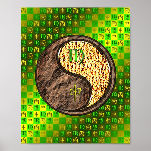 Våg & Fire Monkey Poster (Framsidan)