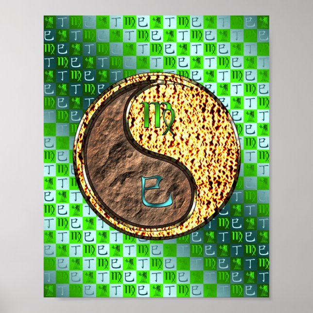 Våg & Fire Snake Poster (Framsidan)