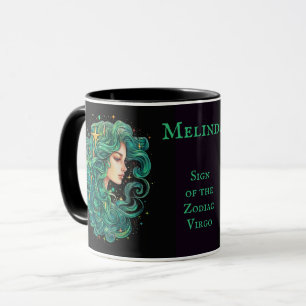 Våg födelsedag Lägg till Namn-kaffe, svart Mugg