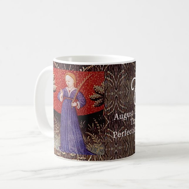 Våg Födelsedagsfesten Virgin Zodiac Sign Kaffemugg (Framsida vänster)