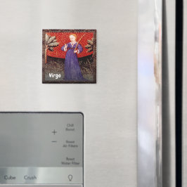 Våg Födelsedagsfesten Virgin Zodiac Sign Magnet
