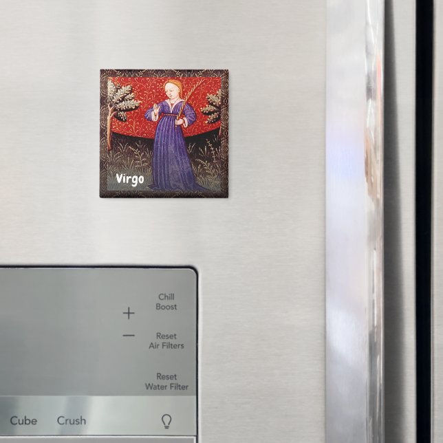 Våg Födelsedagsfesten Virgin Zodiac Sign Magnet (In Situ (Fridge))