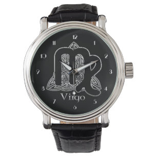 Våg födelseskylt Celtic Knot Zodiac Wrist Watch Armbandsur