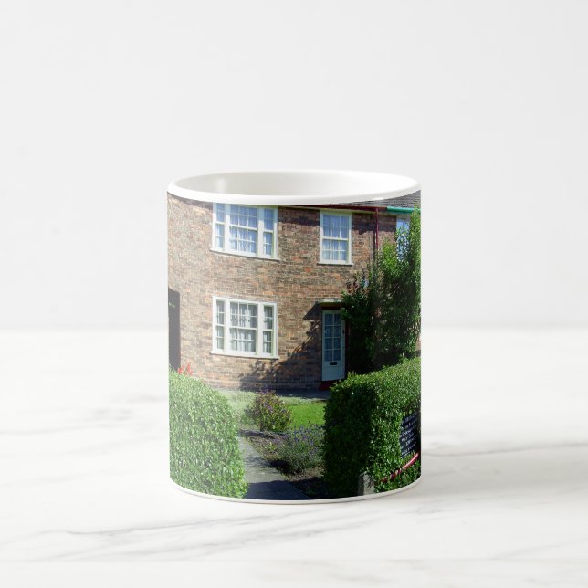 Väg för 20 Forthlin. Barndomhem av Paul McCartney Kaffemugg (Center)