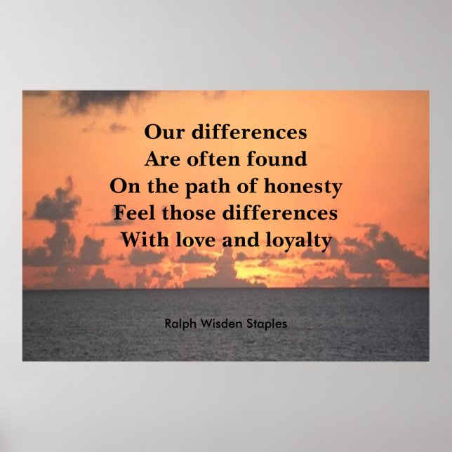 Väg för ärlighet poster (Framsidan)