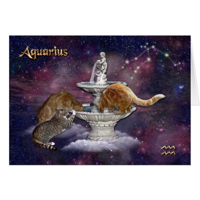 Våg för Cat Lovers Hälsningskort (Framsidan Horizontal)