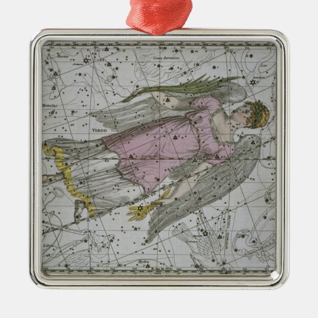 Våg från "en himmelsk kartbok", pub. i 1822 (colen julgransprydnad metall (Framsidan)