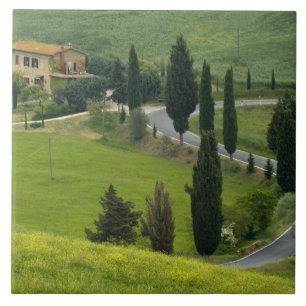 Väg från Pienza till Montepulciano, 2 Kakelplatta