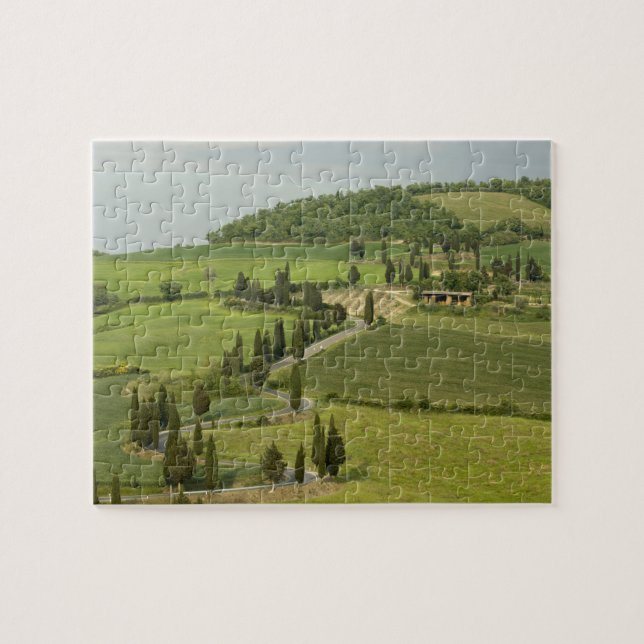 Väg från Pienza till Montepulciano, Pussel (Horisontell)