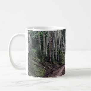 Väg Genom Björken Kaffemugg