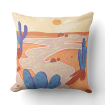 Väg genom den målade öknen