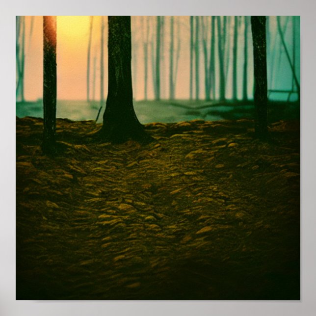 Väg genom Forest Poster (Framsidan)