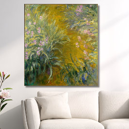 Väg genom iriserna, Monet Canvastryck