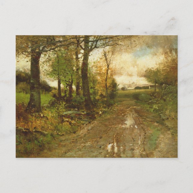 Väg genom Skogen Vykort (Framsida)