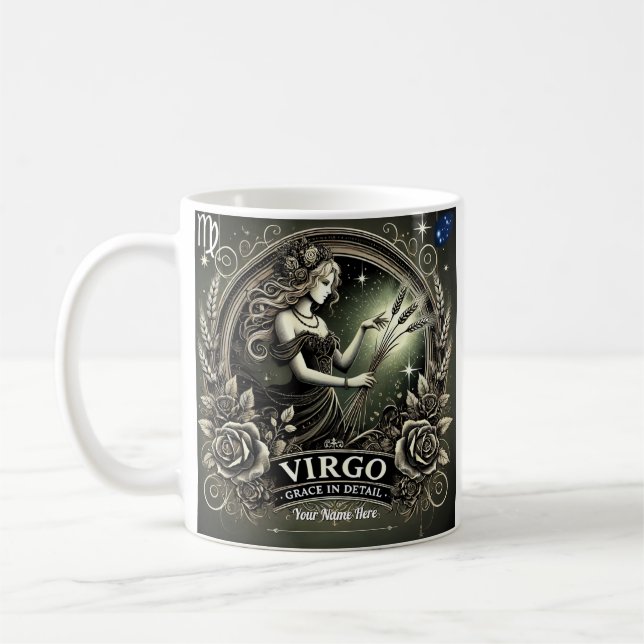 Våg "Grace in Detail" Zodiac Mugg (Vänster)