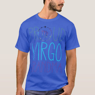 Våg Grandma Proud Grandma Zodiac Symbol Astrolog T Shirt