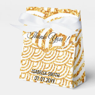 Våg Guld Sol Glitter Boho Populär Kollektion Presentaskar