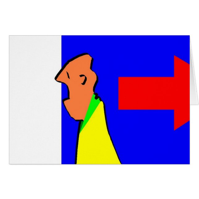 väg hälsningskort (Framsidan Horizontal)