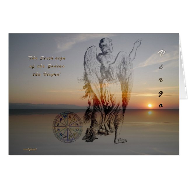 våg hälsningskort (Framsidan Horizontal)