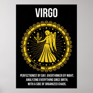 Våg - Horoscope, Funny Zodiac Sign Humor Poster