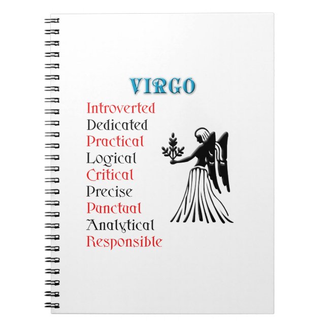 Våg Horoscope Zodiac-tecken Anteckningsbok (Framsidan)
