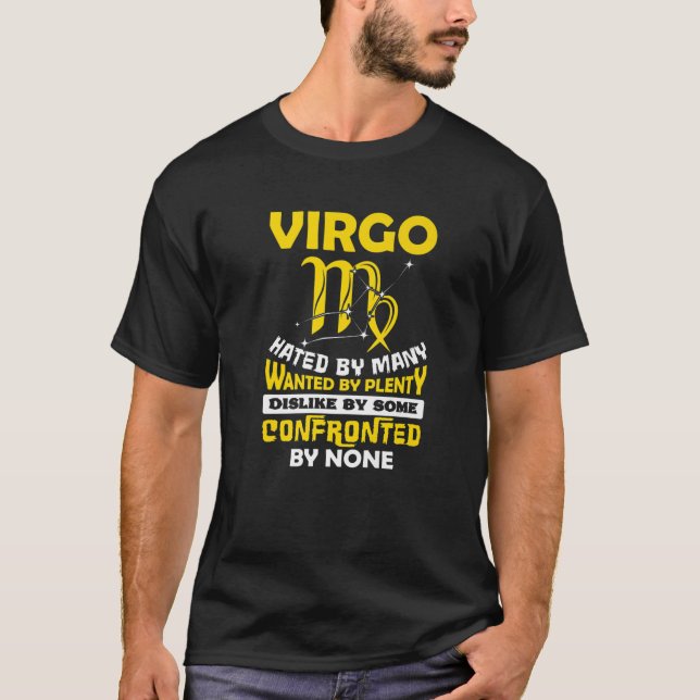 Våg hotades av zodiakfåglar i augusti t shirt (Framsida)