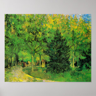 Väg i Arles park med Walkers Van Gogh Poster