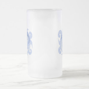 "Väg i en Hero" Emblem Frostat Ölglas