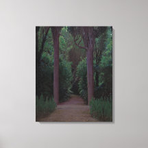 Väg i en park (av Santiago Rusiñol)