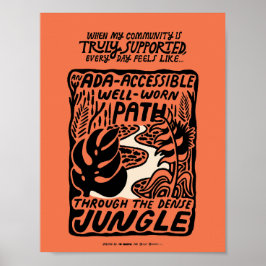Väg i Jungle Poster