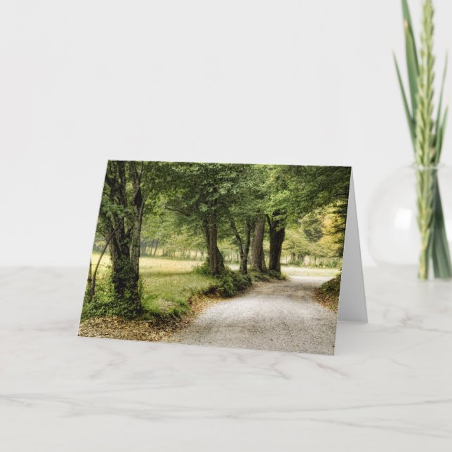 Väg i Land Kort (Framsida)