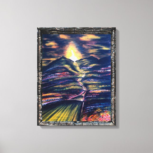 Väg i Life Canvastryck (Framsida)