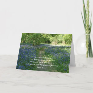 Väg i Life Kort Bluebells