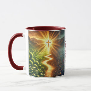 Väg i Light and Shadow Inspirational Coffee Mugg