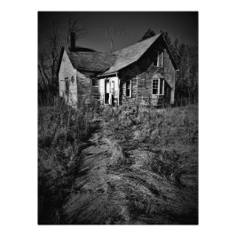 "Väg i övergivande" Fototryck