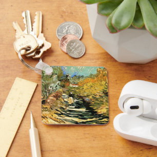 Väg i Saint-Remy Female Figur, Vincent van Gogh Nyckelring