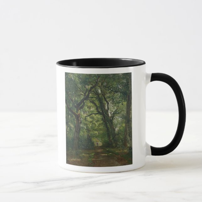 Väg i skogen, 1864 mugg (Höger)