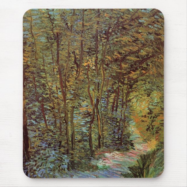 Väg i Skogen av Vincent van Gogh Musmatta (Framsidan)