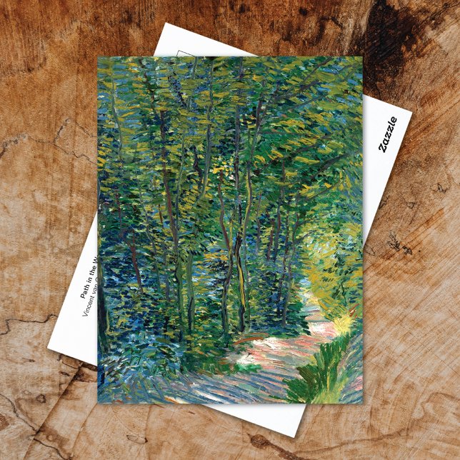 Väg i Skogen Vincent van Gogh Vykort (Skapare uppladdad)