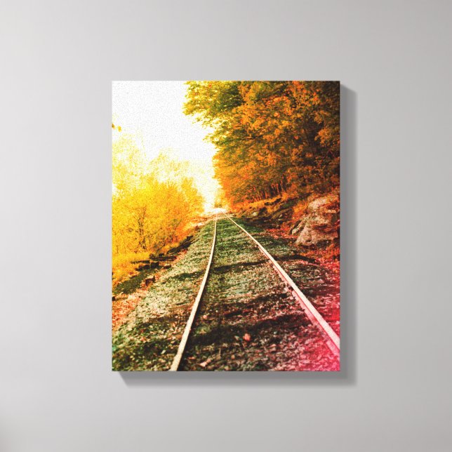 Väg i Solitude Canvastryck (Framsida)