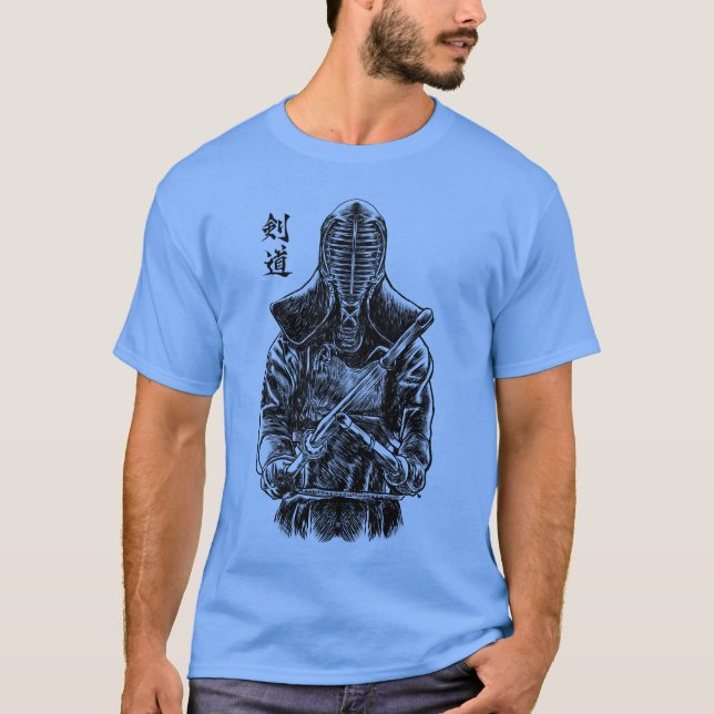 Väg i Sword: Mastering Kendos Grace T Shirt (Framsida)