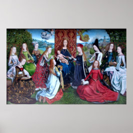 Våg inter-Virgines (M 070) utan kanter Poster