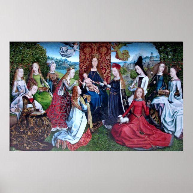 Våg inter-Virgines (M 070) utan kanter Poster (Framsidan)